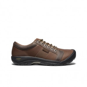 Keen Austin Férfi Munkacipő Csokoládé Barna | NMM8627BQ