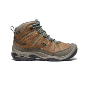 Keen Circadia Waterproof Női Munkabakancs Barna | PMH1427AR