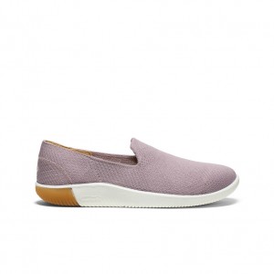 Keen KNX Knit Női Slip On Cipő Lila Rózsaszín | WFT6597GS