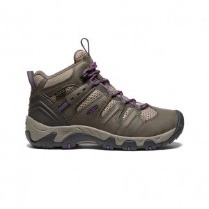 Keen Koven Waterproof Női Munkabakancs Zöld Lila | NOT3796BE