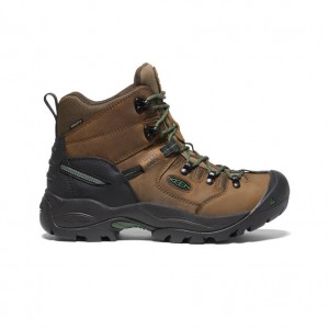 Keen Pittsburgh Energy 6" Waterproof Férfi Munkabakancs Barna | NLV6356JL