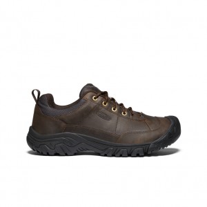 Keen Targhee III Oxford Wide Férfi Munkacipő Sötétbarna | NCT5864XA