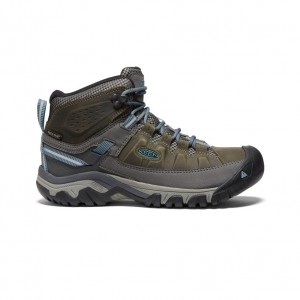 Keen Targhee III Waterproof Mid Női Munkabakancs Zöld Kék | BFM6019WD