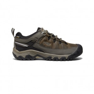 Keen Targhee III Waterproof Wide Férfi Munkacipő Barna Fekete | BYY9884ZW