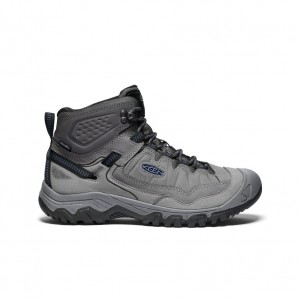 Keen Targhee IV Waterproof Férfi Túrabakancs Szürke Kék | KMJ5882BI