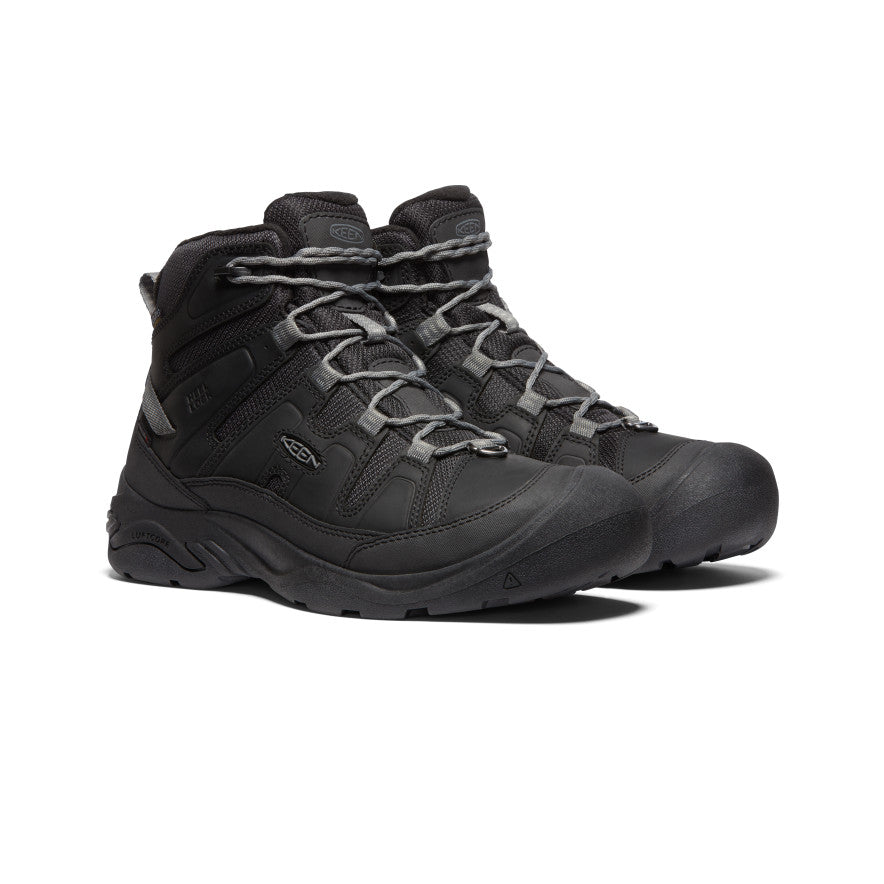 Keen Circadia Polar Waterproof Férfi Munkabakancs Fekete Szürke | ZIY21100XC