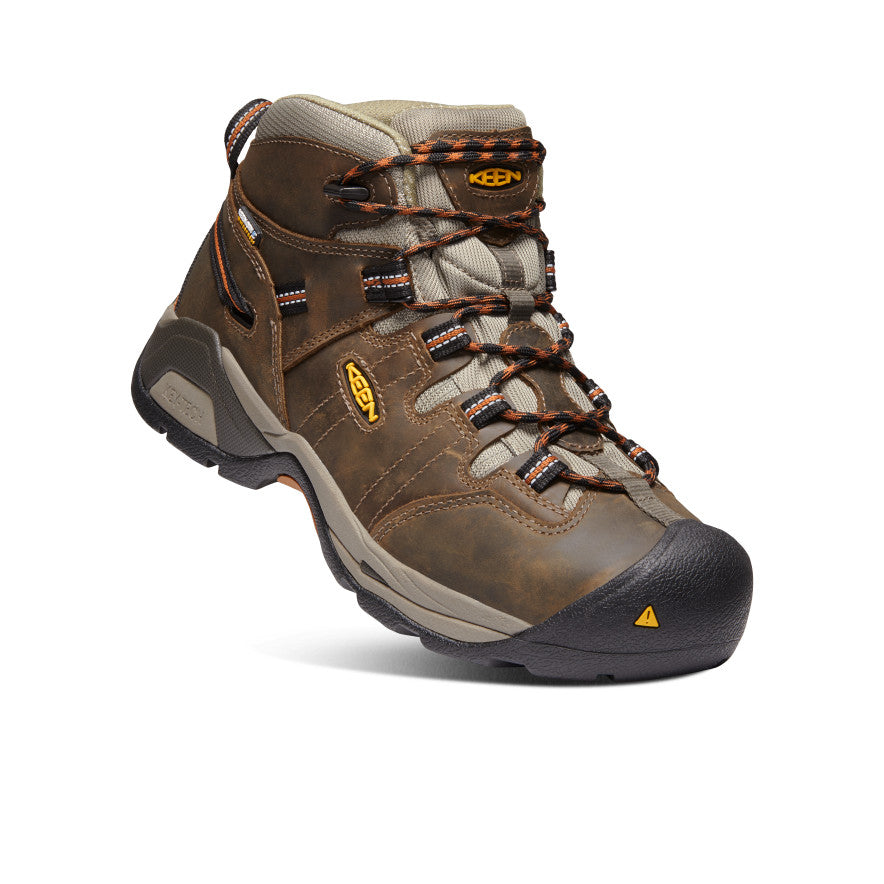 Keen Detroit XT Waterproof Férfi Munkabakancs Fekete Olivazöld Barna | VQB2480MI