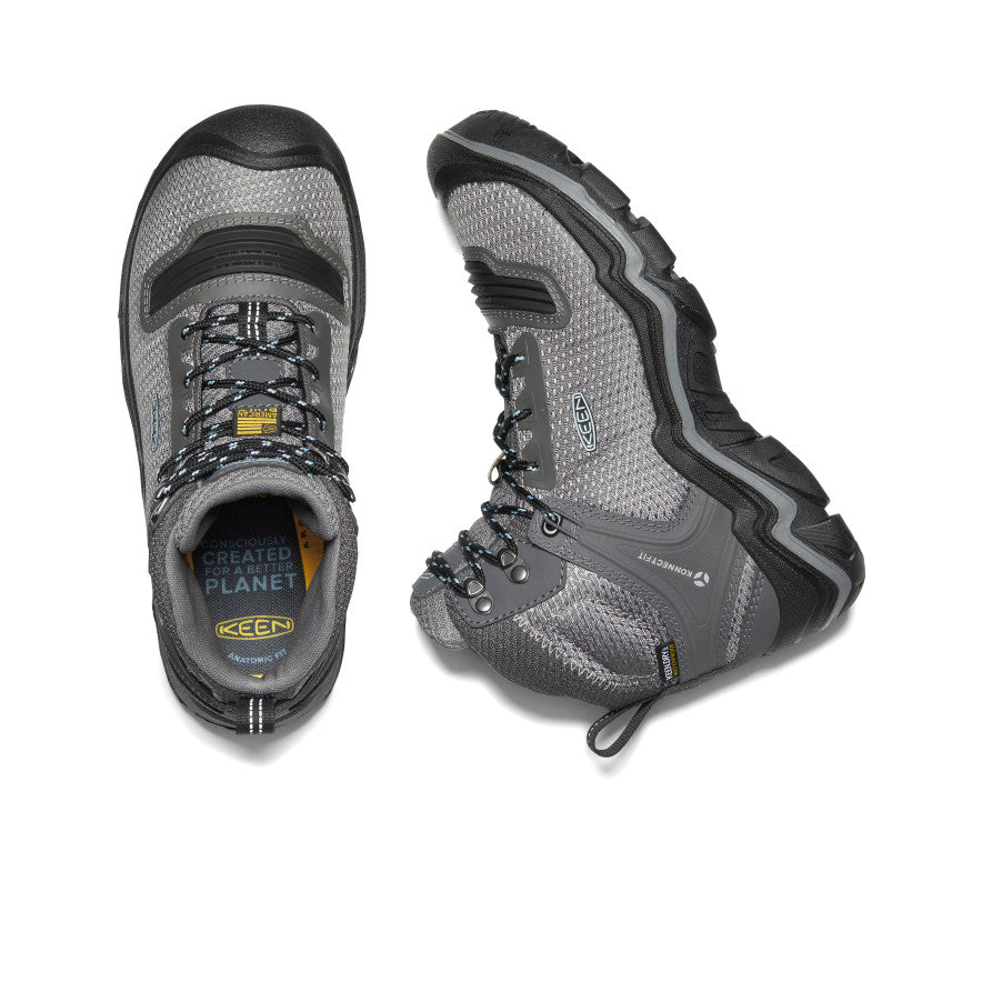 Keen Durand EVO Waterproof Mid Női Munkabakancs Szürke Kék | PUJ817UL