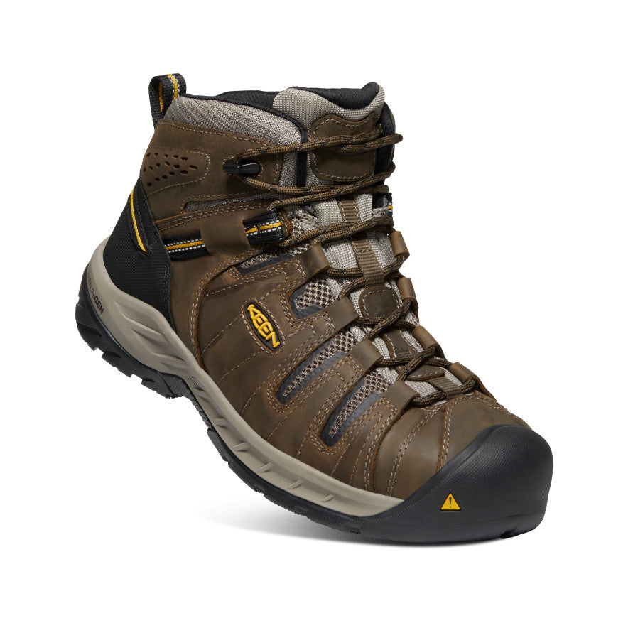 Keen Flint II Boot Férfi Munkabakancs Barna | QKQ7558JR