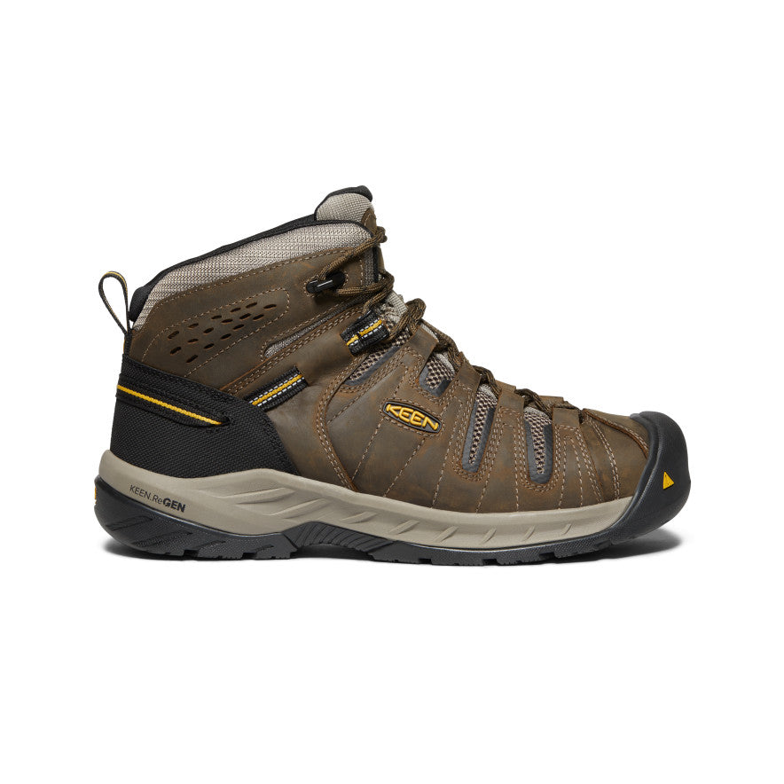 Keen Flint II Boot Férfi Munkabakancs Barna | QKQ7558JR