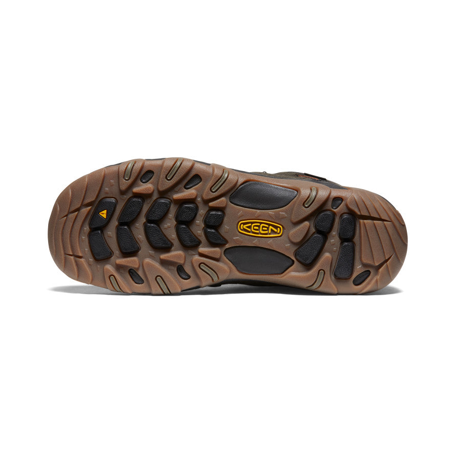 Keen Headout Waterproof Férfi Túrabakancs Fekete Olivazöld Khaki Narancssárga | RTS148YU