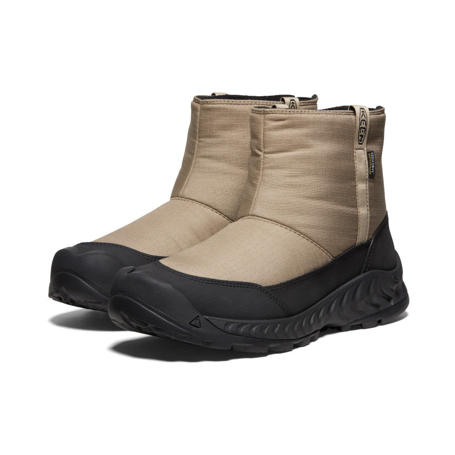 Keen Hood NXIS Waterproof Winter Pull-On Férfi Hótaposó Bézs Fekete | REW9640FQ