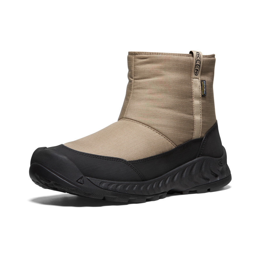 Keen Hood NXIS Waterproof Winter Pull-On Férfi Hótaposó Bézs Fekete | REW9640FQ