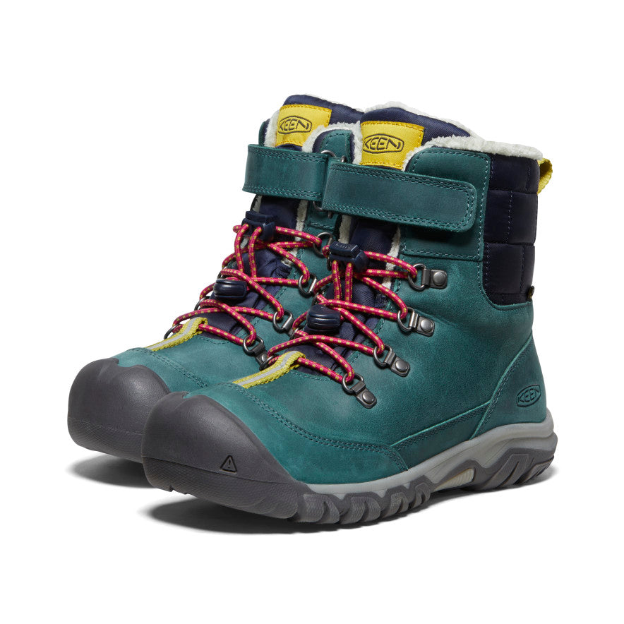 Keen Kanibou Waterproof Winter Big Gyerek Hótaposó Mélykék | CAS10045PJ