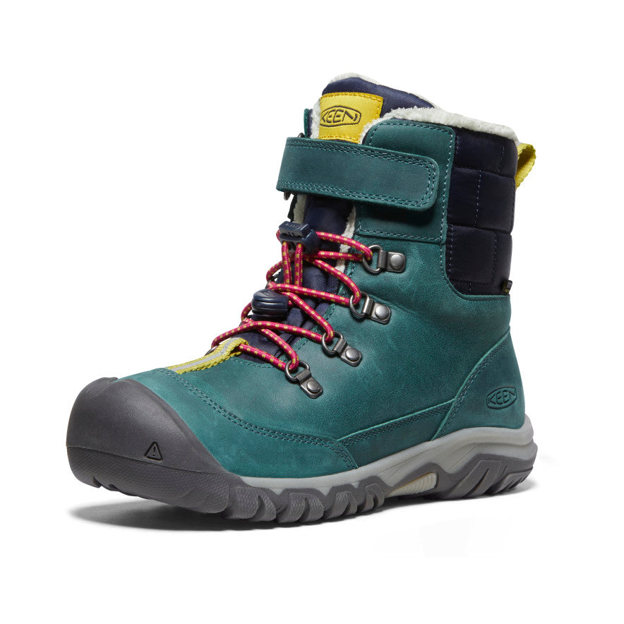 Keen Kanibou Waterproof Winter Big Gyerek Hótaposó Mélykék | CAS10045PJ