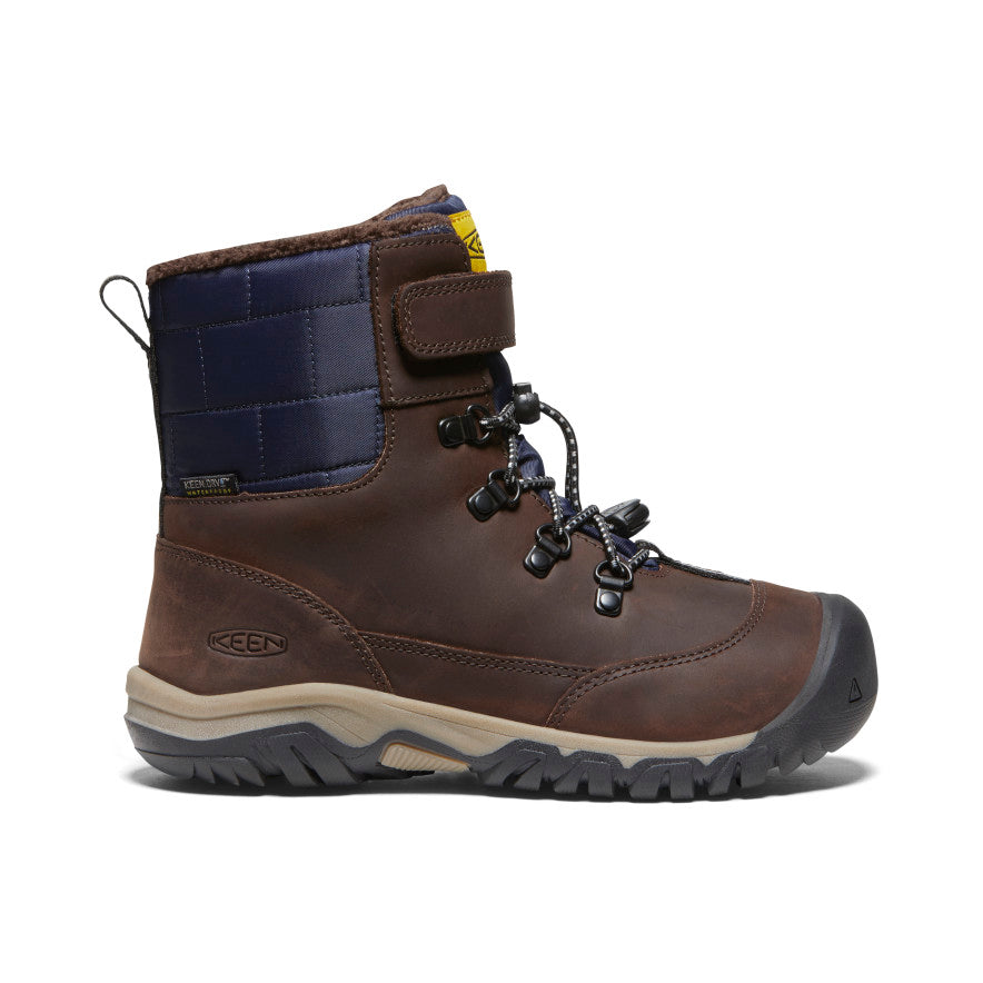 Keen Kanibou Waterproof Winter Big Gyerek Hótaposó Barna | PEL971KA