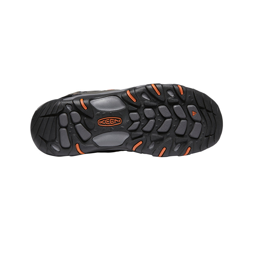 Keen Koven Waterproof Férfi Túrabakancs Szürke Sötétpiros | QPE2216UH