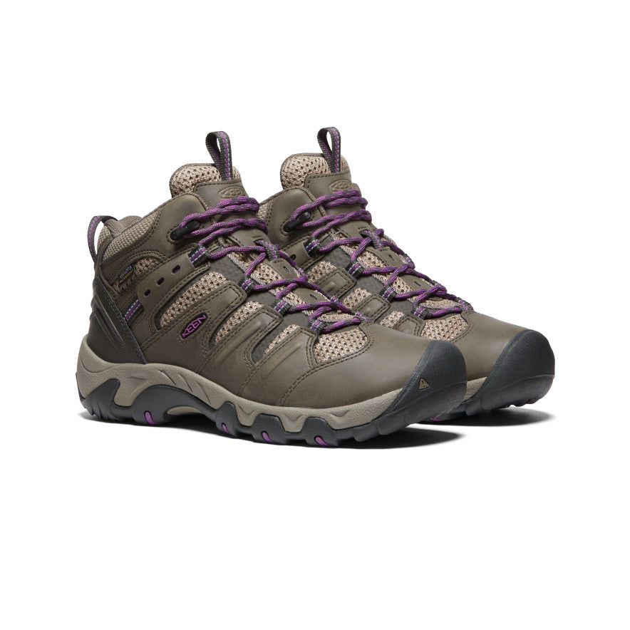 Keen Koven Waterproof Női Munkabakancs Zöld Lila | NOT3796BE