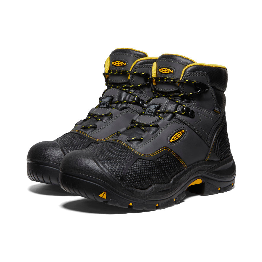 Keen Logandale Waterproof Férfi Munkabakancs Fekete | IUT6960JU