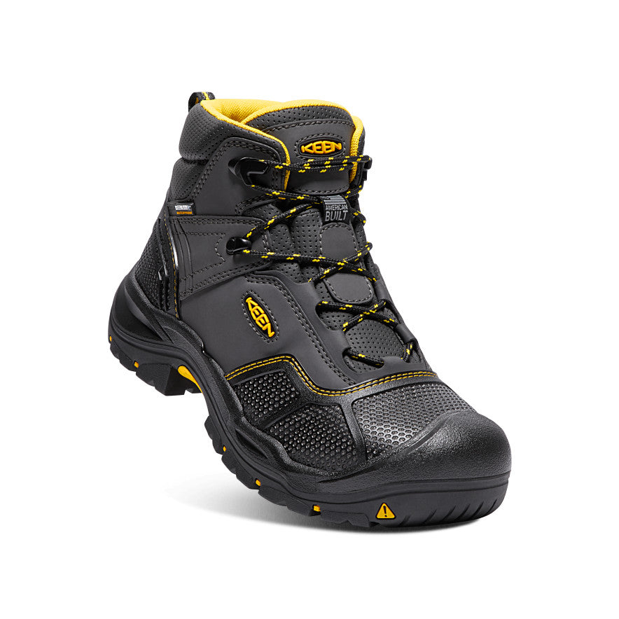 Keen Logandale Waterproof Férfi Munkabakancs Fekete | IUT6960JU