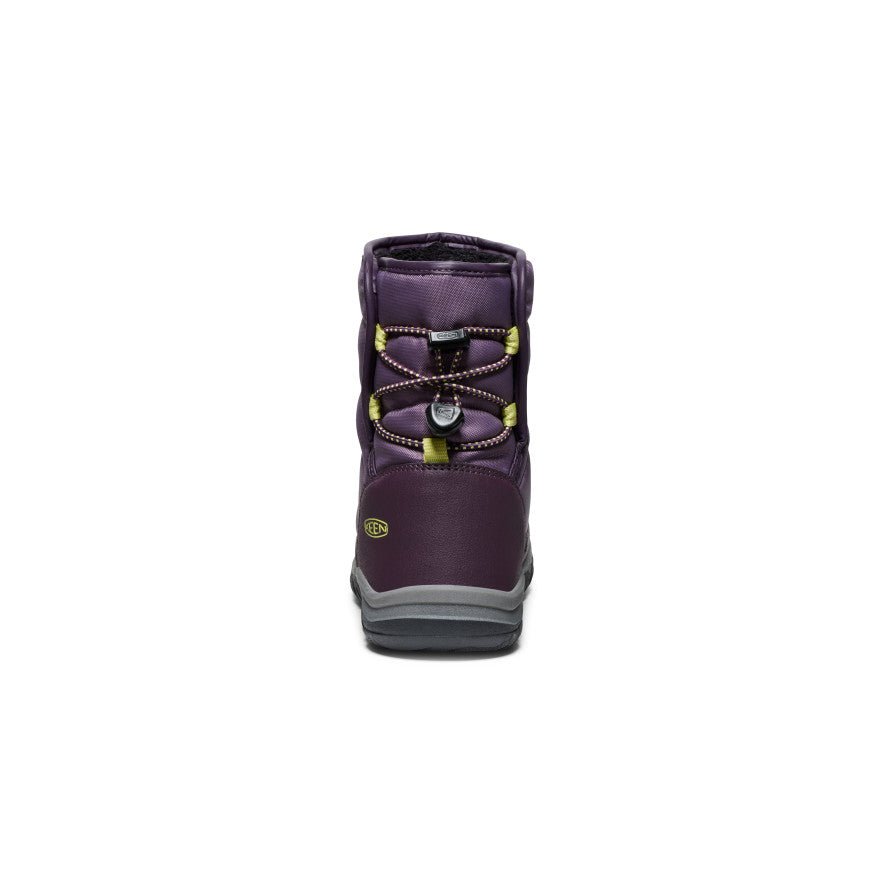 Keen Puffrider Waterproof Winter Big Gyerek Hótaposó Fekete Lila Zöld | DVO8850IR