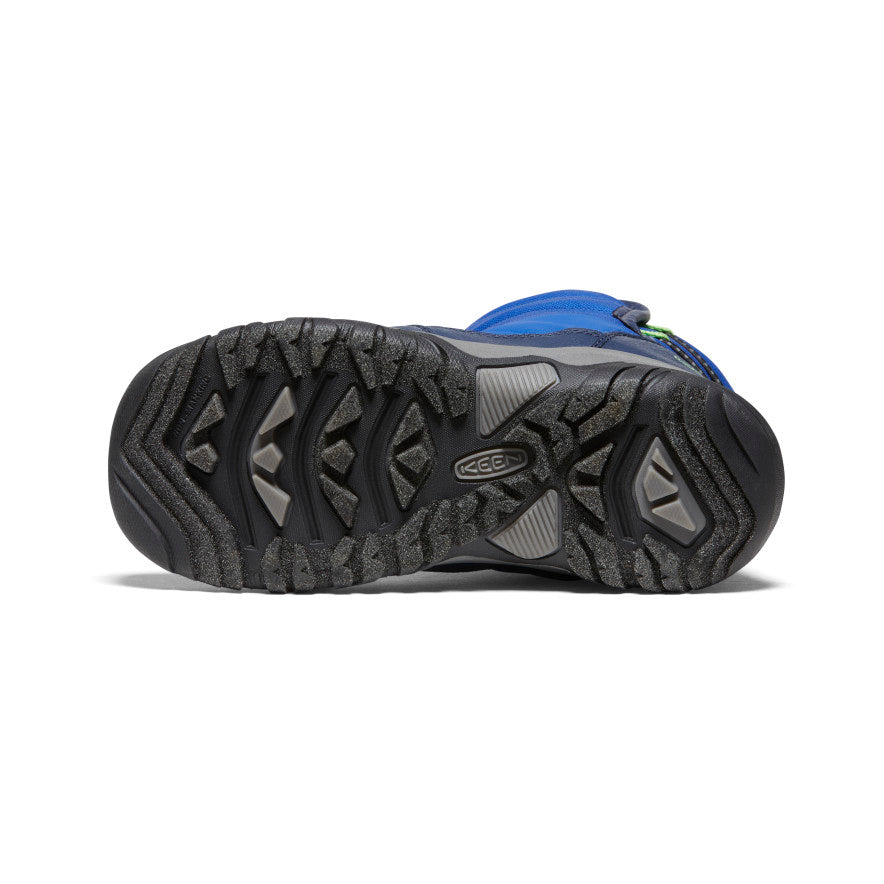 Keen Puffrider Waterproof Winter Big Gyerek Hótaposó Kék | SUN3712WQ