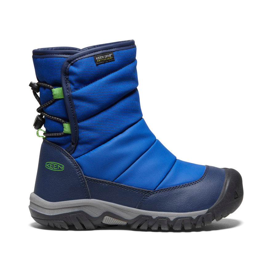 Keen Puffrider Waterproof Winter Big Gyerek Hótaposó Kék | SUN3712WQ