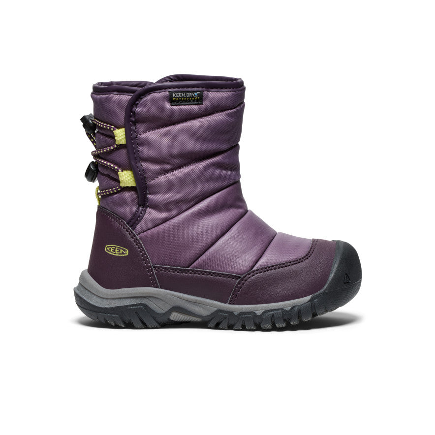 Keen Puffrider Waterproof Winter Gyerek Hótaposó Fekete Lila Zöld | HFT10023DO