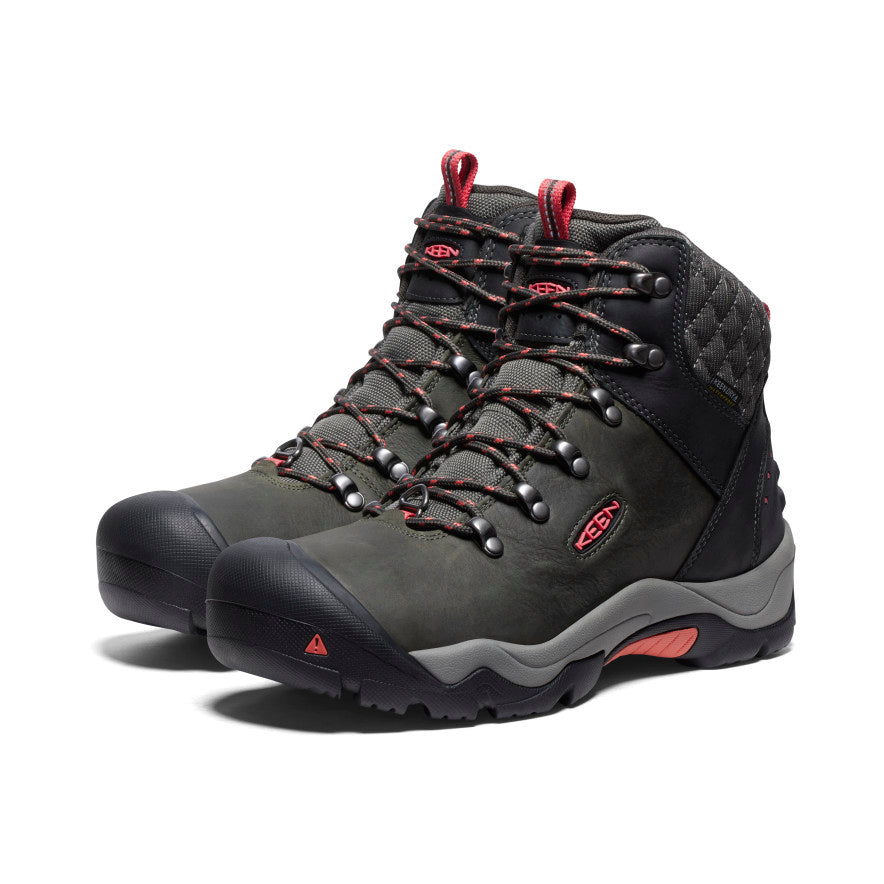 Keen Revel III Waterproof Winter Női Hótaposó Fekete Rózsaszín | IXM92100SC