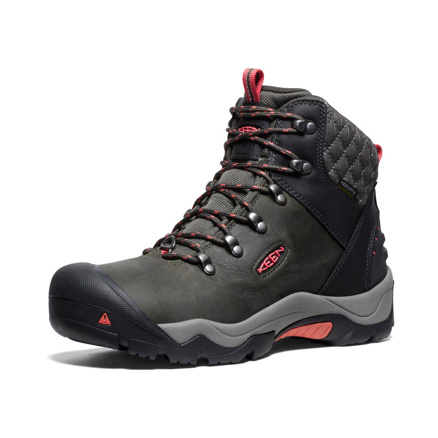 Keen Revel III Waterproof Winter Női Hótaposó Fekete Rózsaszín | IXM92100SC