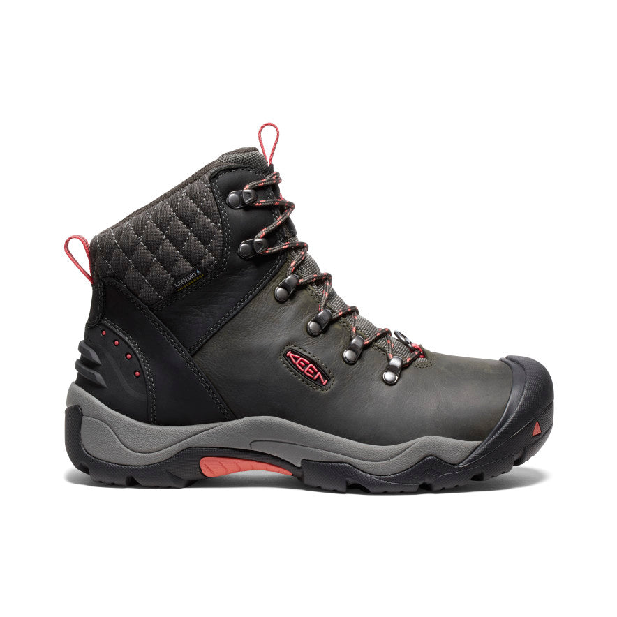 Keen Revel III Waterproof Winter Női Hótaposó Fekete Rózsaszín | IXM92100SC