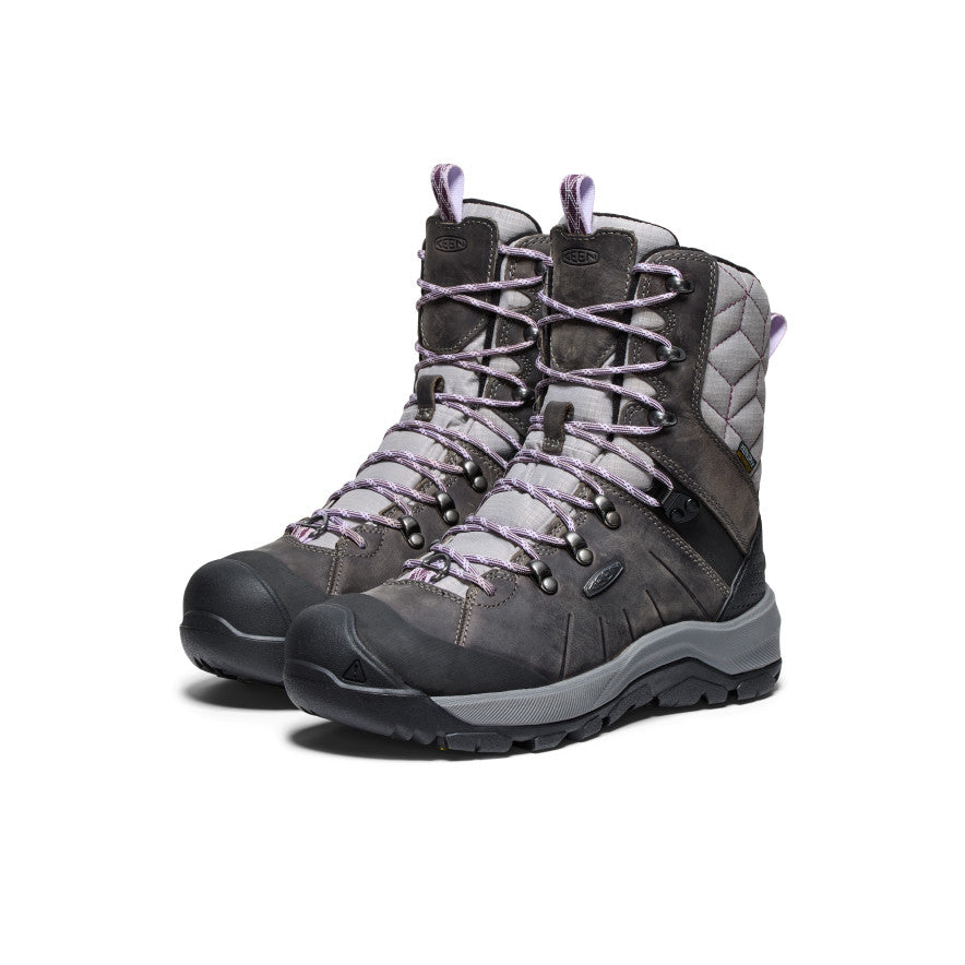 Keen Revel IV High Polar Waterproof Női Hótaposó Szürke Lila | XIS3825BA