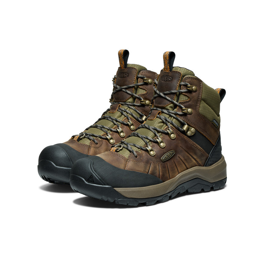 Keen Revel IV Polar Waterproof Férfi Munkabakancs Zöld Narancssárga | YGI5151JX