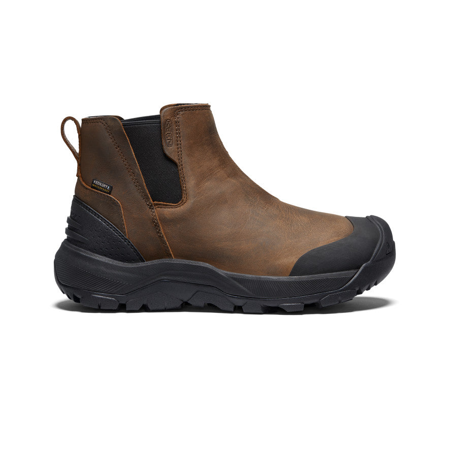 Keen Revel IV Waterproof Férfi Chelsea Csizma Barna Fekete | RMG7175UZ