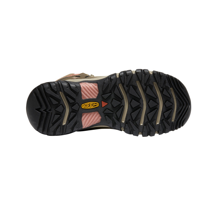 Keen Ridge Flex Waterproof Női Munkabakancs Barna Sötétpiros | RHL154TU