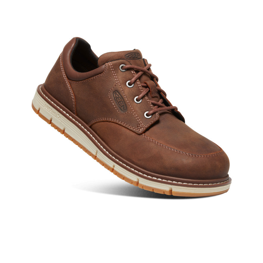 Keen San Jose Oxford Férfi Munkacipő Barna Fehér | YYX1287NJ