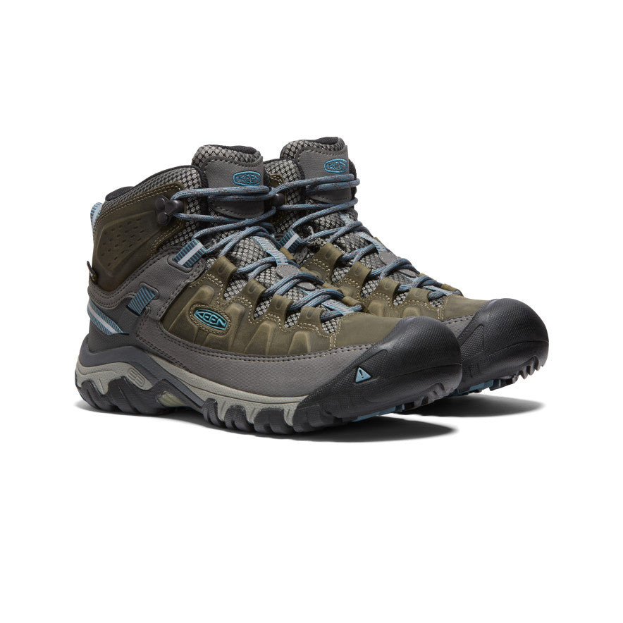 Keen Targhee III Waterproof Mid Női Munkabakancs Zöld Kék | BFM6019WD