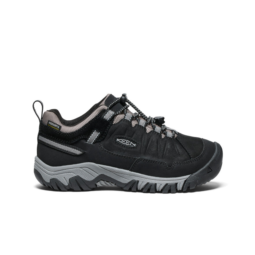 Keen Targhee IV Waterproof Big Gyerek Túracipő Fekete Szürke | IXB9573OG