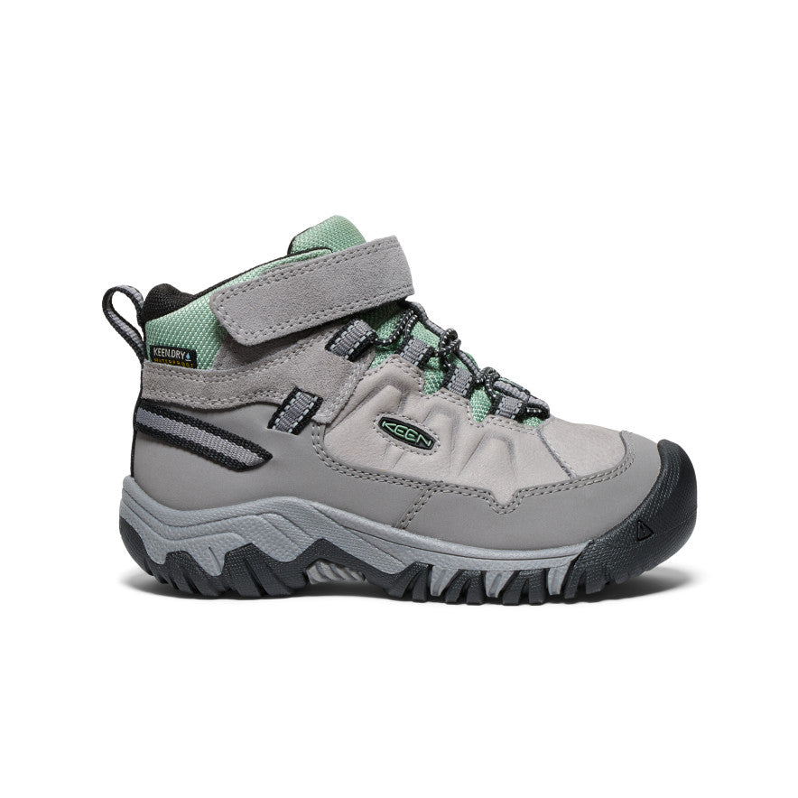 Keen Targhee IV Waterproof Gyerek Túrabakancs Szürke Zöld | OTZ7233EV