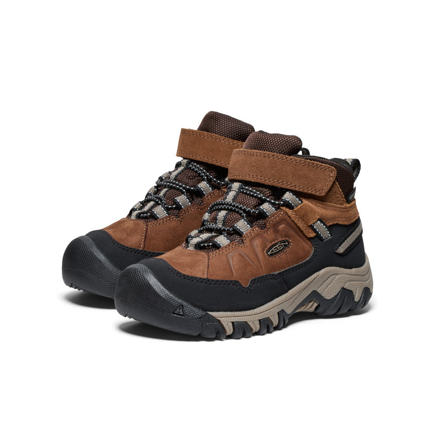 Keen Targhee IV Waterproof Gyerek Túrabakancs Barna Fekete | XWM3784AV