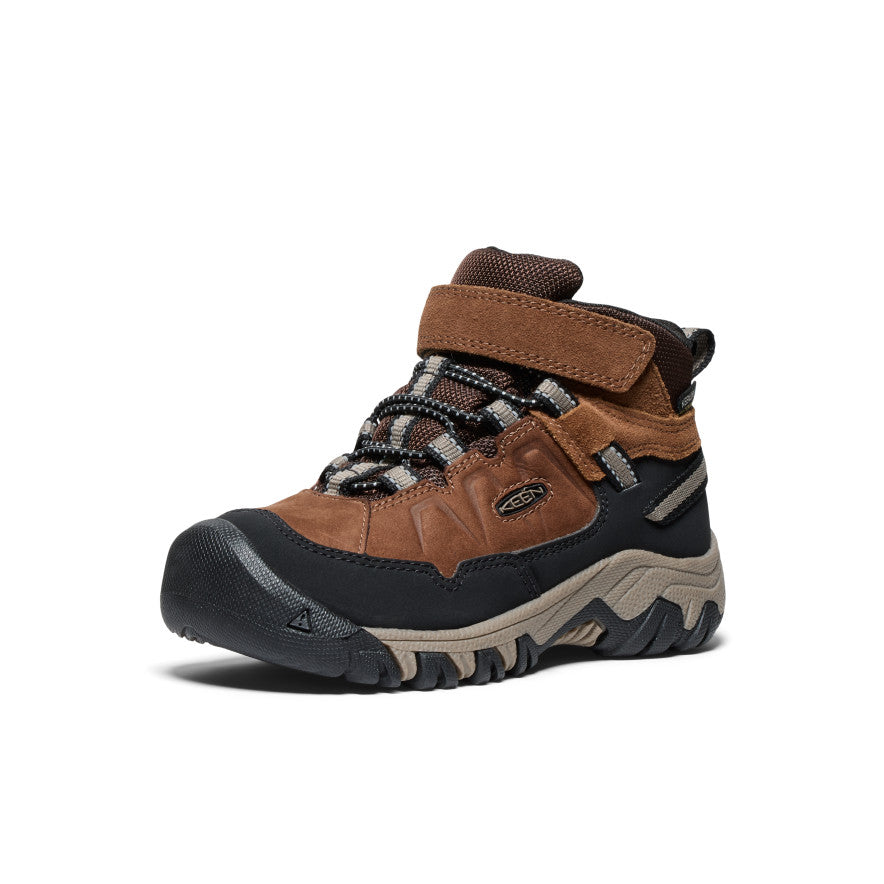 Keen Targhee IV Waterproof Gyerek Túrabakancs Barna Fekete | XWM3784AV