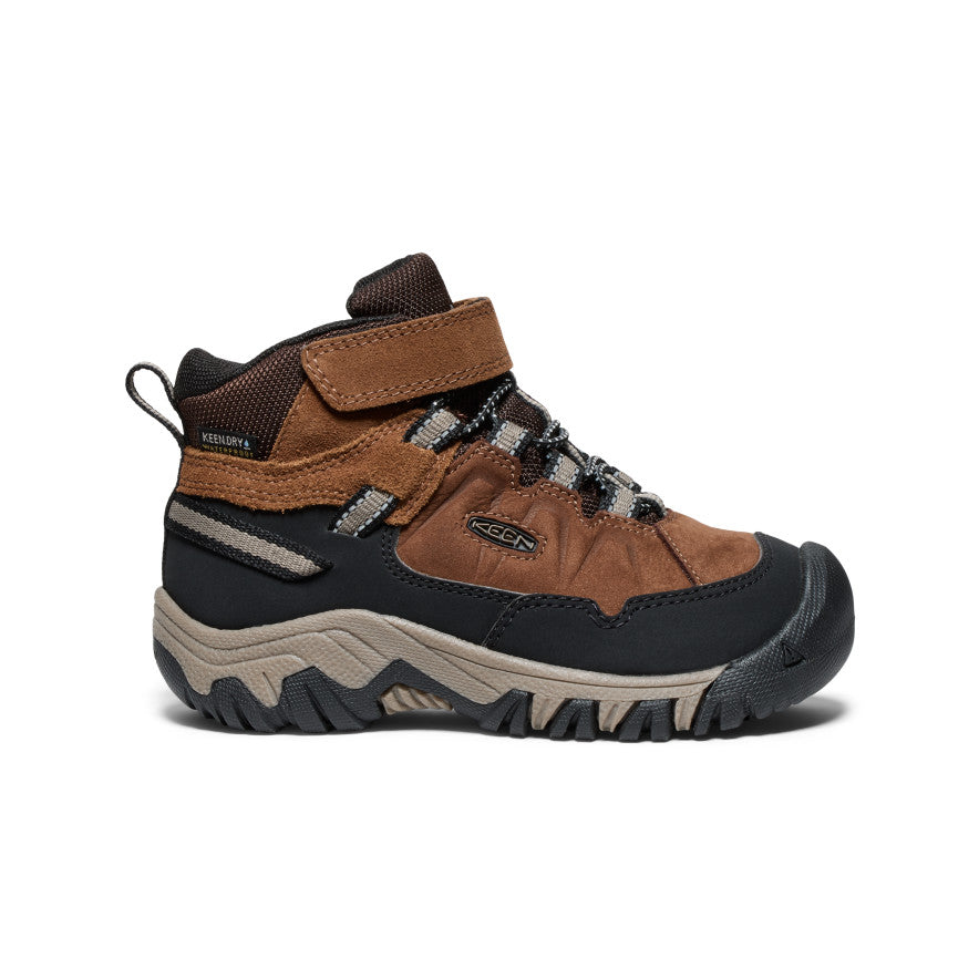 Keen Targhee IV Waterproof Gyerek Túrabakancs Barna Fekete | XWM3784AV