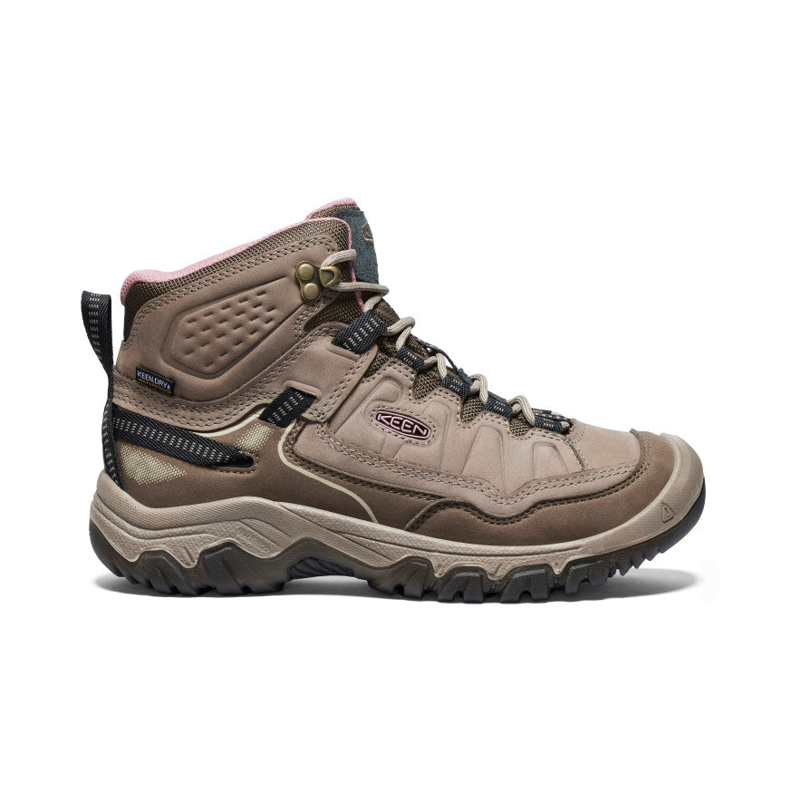 Keen Targhee IV Wide Waterproof Női Túrabakancs Barna Rózsaszín | CEM1810MP