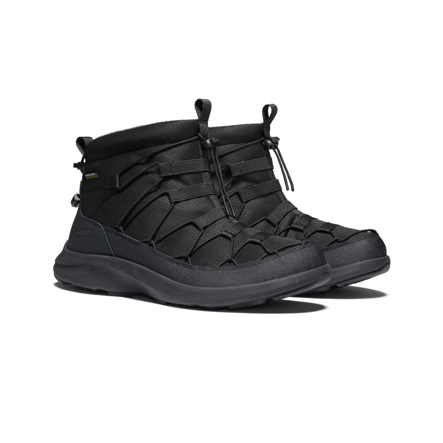 Keen Uneek SNK Waterproof Férfi Chukka Bakancs Fekete | EJW5475RG