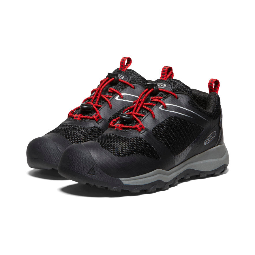 Keen Wanduro Waterproof Big Gyerek Munkacipő Fekete Piros | XFG2559SQ