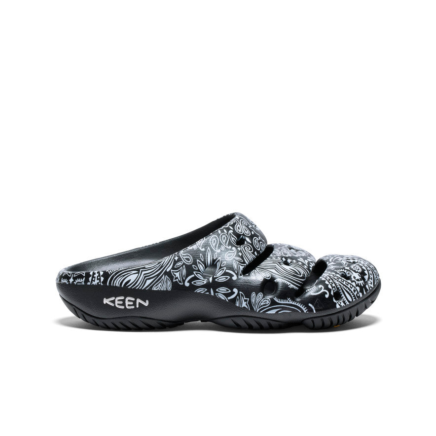 Keen Yogui Arts Clog x Hide and Seek Férfi Papucs Fekete Fehér | CMW171NZ