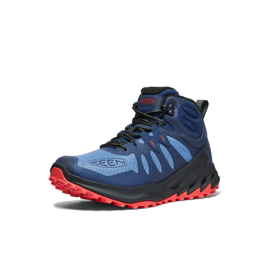 Keen Zionic Waterproof Férfi Túrabakancs Kék Piros | OSG7712WR