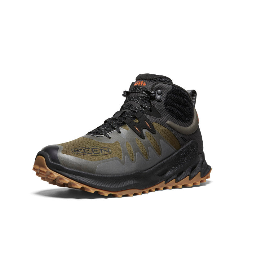 Keen Zionic Waterproof Férfi Túrabakancs Sötétolivazöld Mélypiros | WEE74100XR